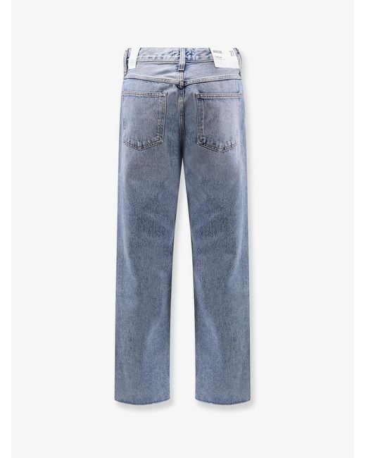 Agolde Blue Leena Regenerative Cotton Jeans