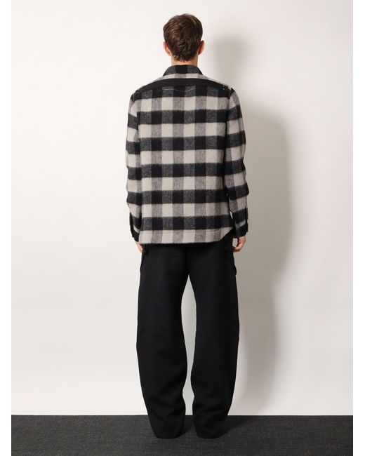 Rick Owens Black Virgin Wool Jacket for men