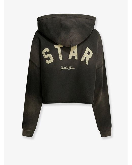 Golden Goose Deluxe Brand Black Melange Cotton Sweatshirt