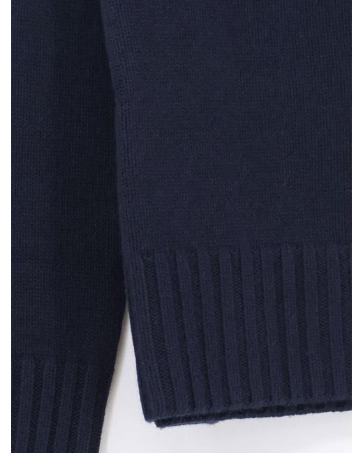Max Mara Blue Smmmantova Wool And Cashmere Sweater