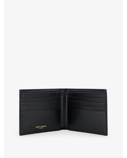 Saint Laurent Black Tiny Wallet for men
