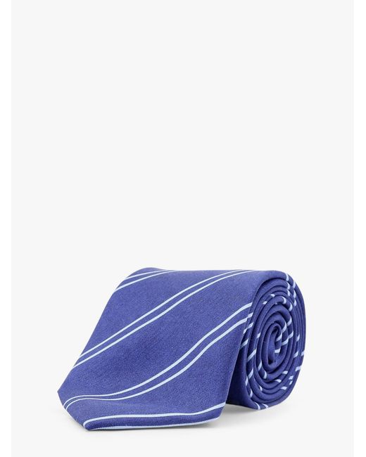 NUGNES 1920 Purple Silk Tie for men
