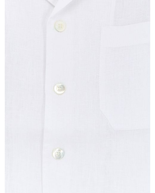 Y-81 White Linen Shirt for men