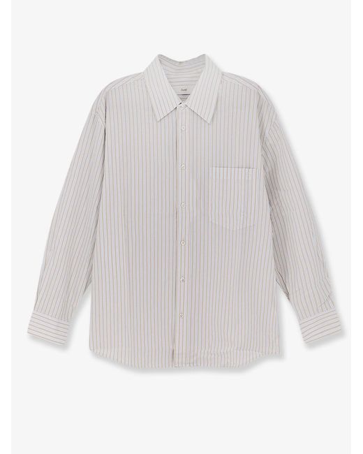 DUNST White Oversized Cotton Shirt for men