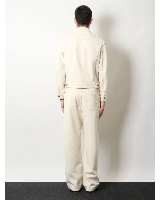 Valentino Natural Denim Jacket for men