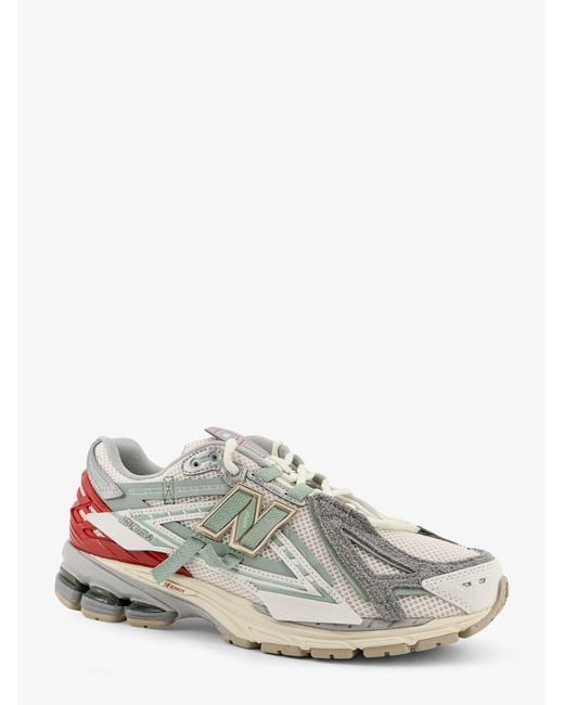 New Balance White U19065 Mesh Sneakers With Inserts for men