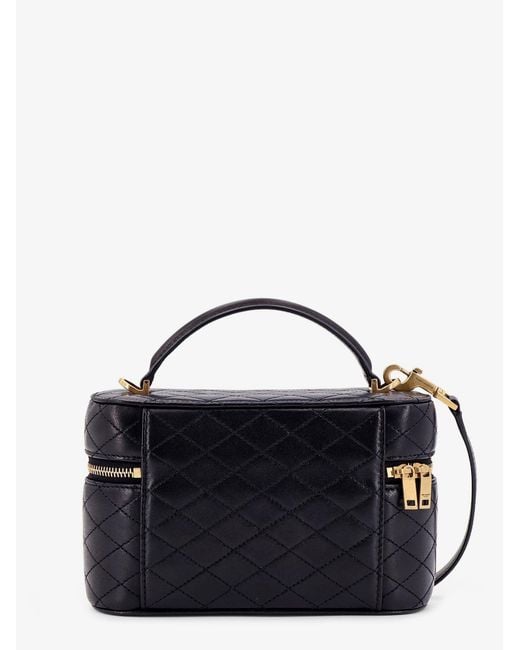 Saint Laurent Blue Gaby Vanity Leather Crossbody Bag