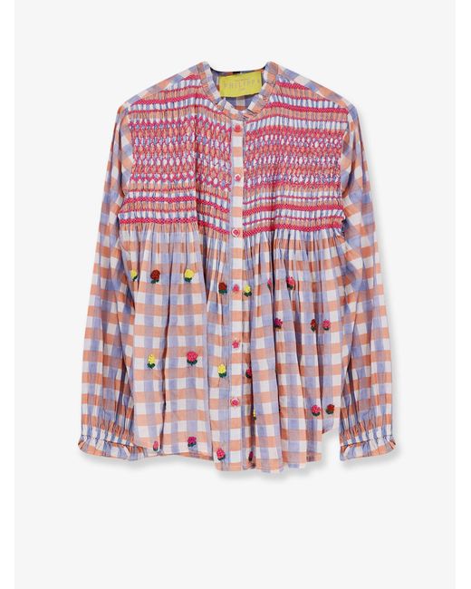 PHILIPPA 1970 Pink Adriana Cotton Shirt
