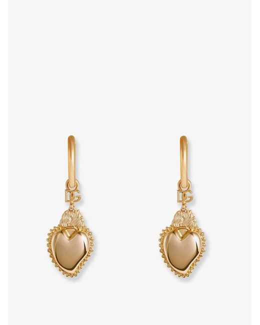 Dolce & Gabbana Metallic Brass Earrings