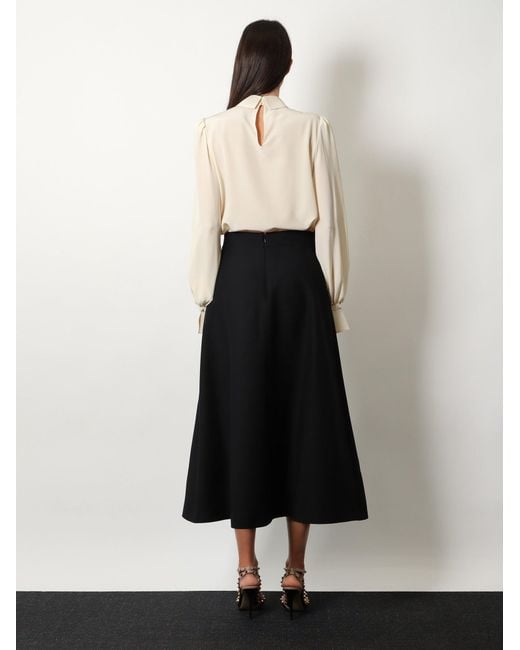 Valentino White Silk Shirt