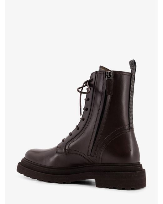 Brunello Cucinelli Black Boots Dark