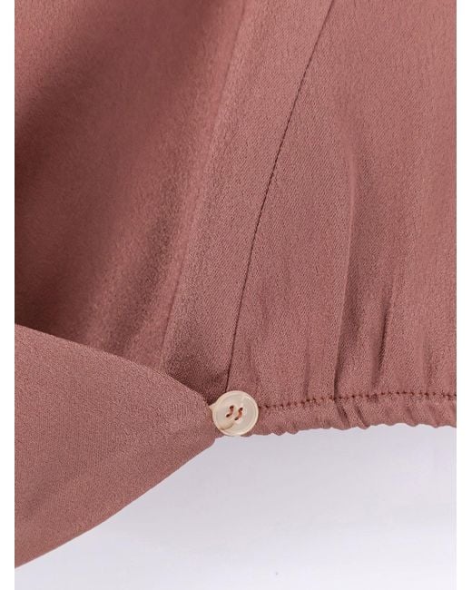 Alysi Pink Satin Top