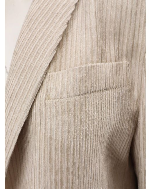 Alysi Natural Corduroy Blazer
