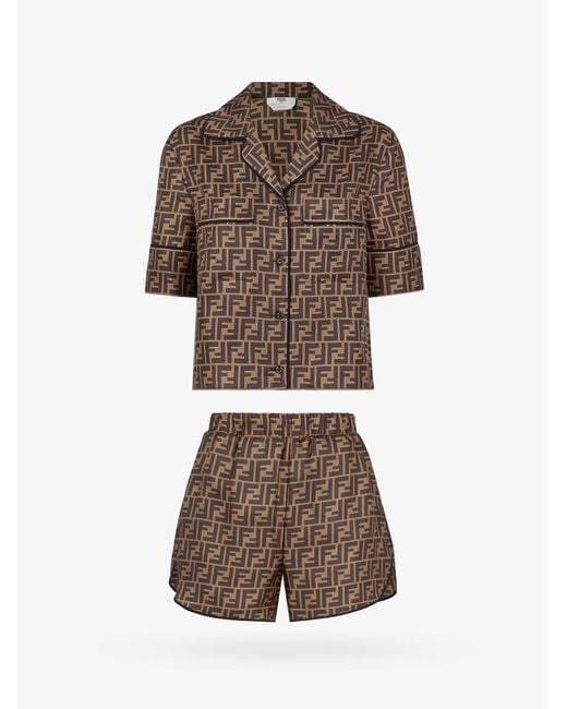 Fendi Brown Pajamas
