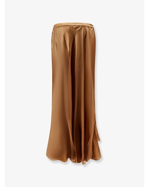 Mes Demoiselles Brown Calista Viscose Skirt