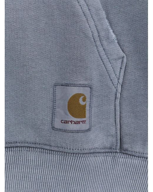 Carhartt Blue Torion Cotton Sweater for men