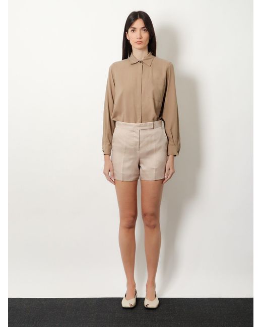 Max Mara Pink Shorts Seta