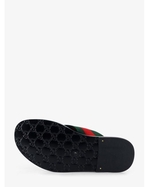 Gucci Multicolor Riviera Leather Sandals for men
