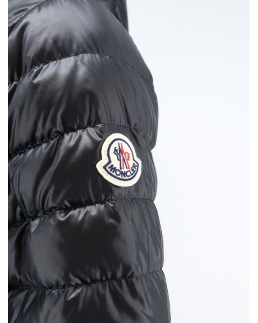 Moncler Black Igelhood Recycled Longue Saison Short Down Jacket