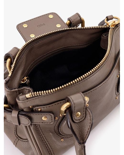 Chloé Brown Paddington Leather Shoulder Bag