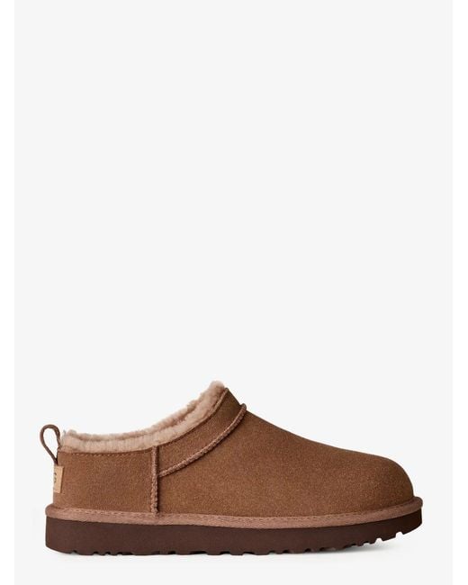 Ugg Brown W Classic Micro Boots