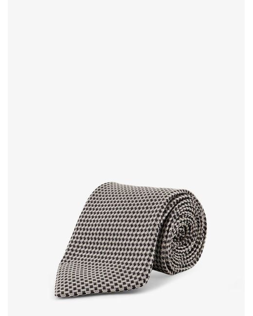Tom Ford Gray Silk Tie for men