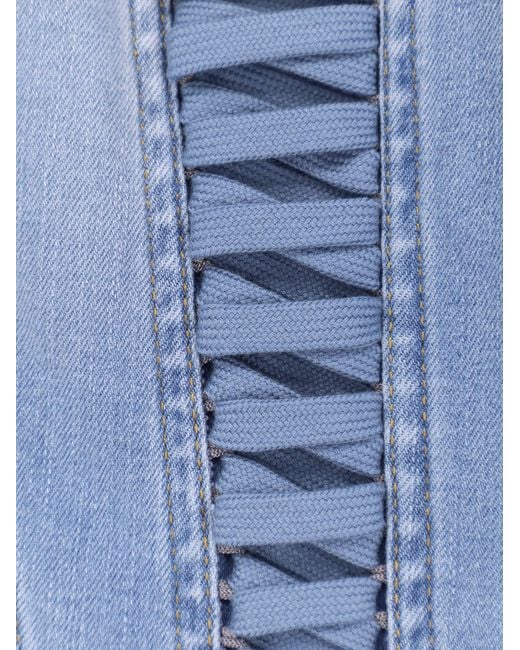 Elisabetta Franchi Blue Mini Elegant Top