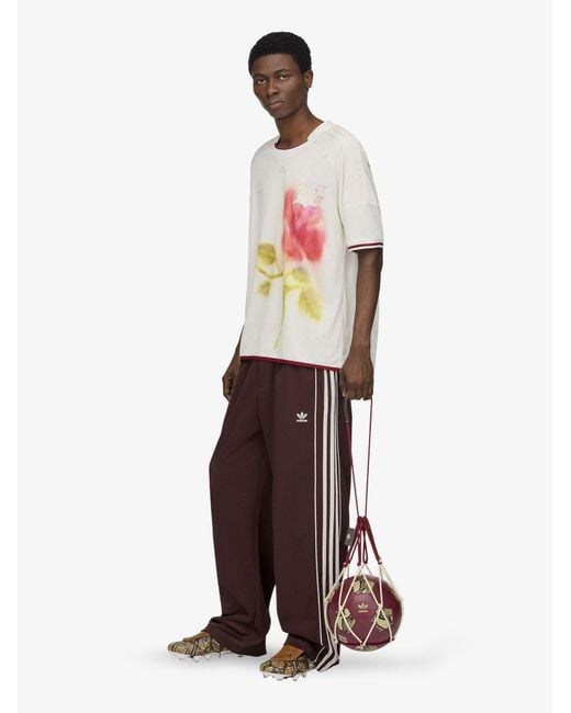 Adidas Purple Recycled Material Track Trousers