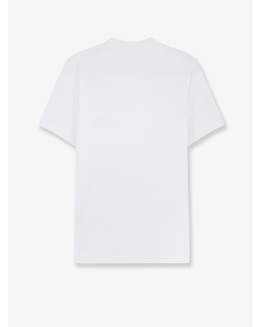 Moncler White Biologic Cotton T-Shirt for men