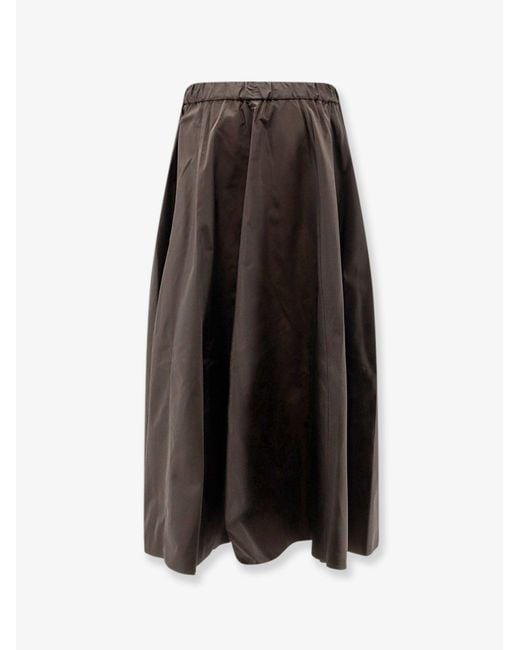 Aspesi Brown Mia Taffeta' Skirt
