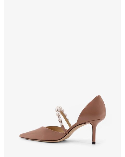 Jimmy Choo Pink Aurelie Patent Leather Pumps