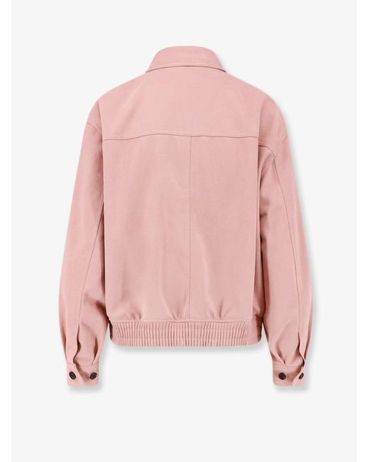 DUNST Pink Alter-Suede Jacket