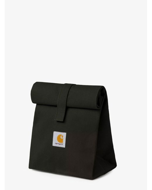 Carhartt Black 'Dearborn' Canvas Lunch Bag for men