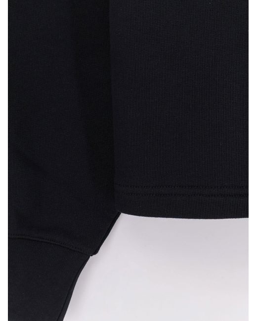 Alaïa Blue Boatneck Cotton Sweatshirt