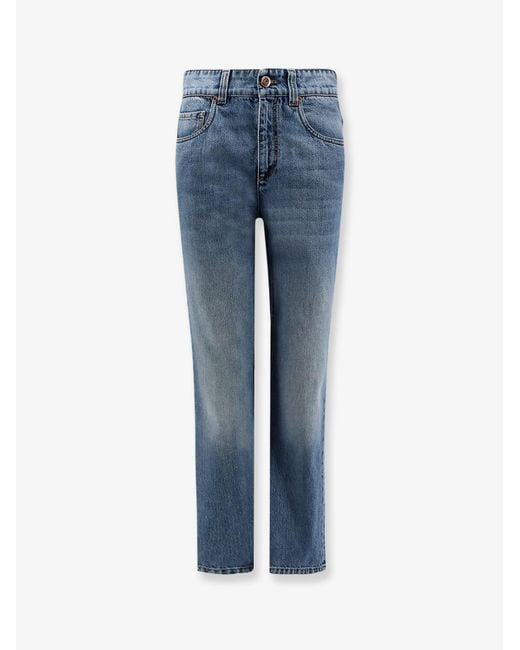 Brunello Cucinelli Blue Jeans Retro Vintage