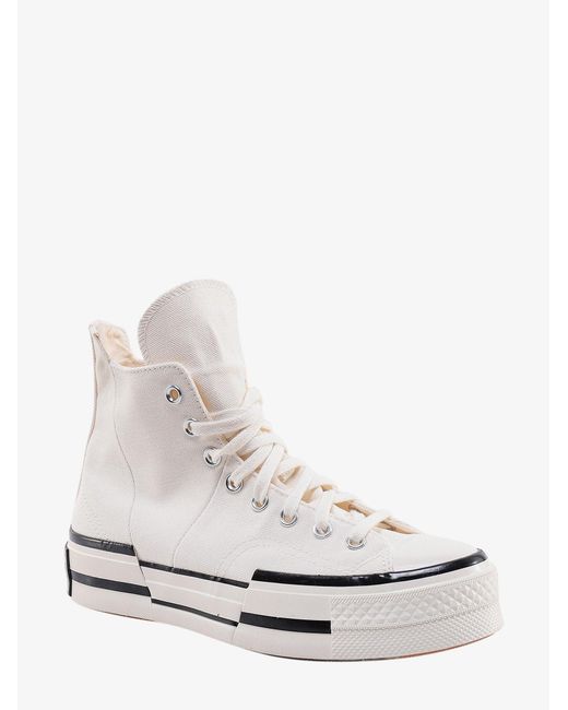 Converse White Lace-up Sneakers for men