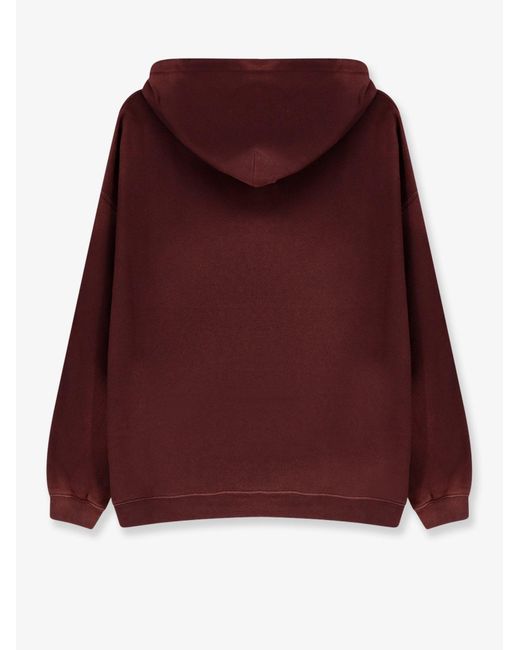 Golden Goose Deluxe Brand Purple Oversized Cotton Sweatshirt