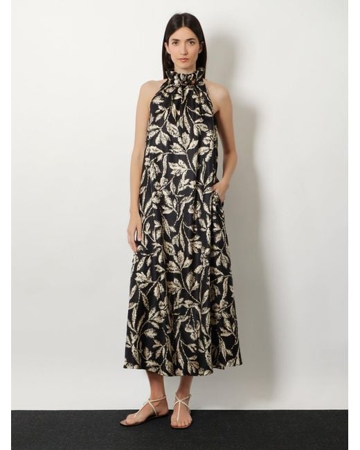 Max Mara White Mxmcartone Silk Dress