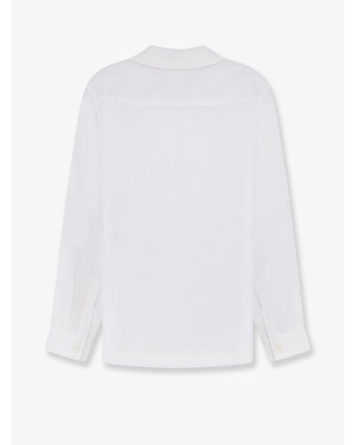 Y-81 White Linen Shirt for men