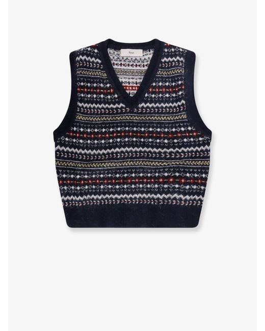 DUNST Blue Crafted Vest