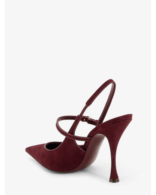 Dolce & Gabbana Pink Suede Décolleté