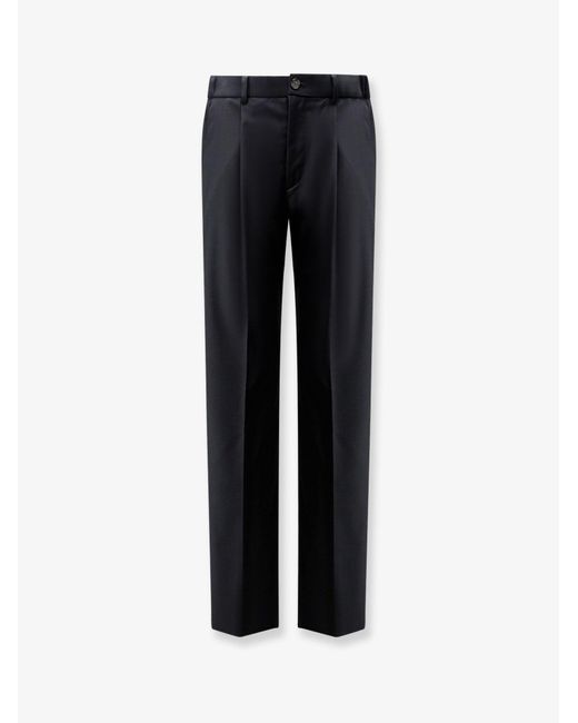 Hevò Blue Torrecanne Viscose Blend Trousers for men