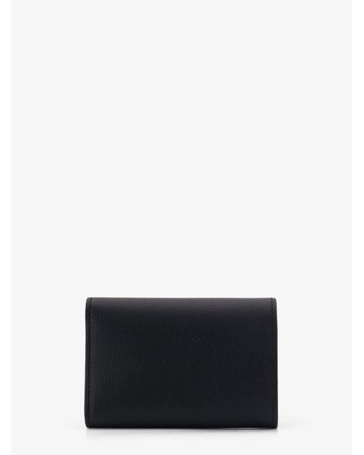 Loewe White Anagram Leather Wallet With Front Logo
