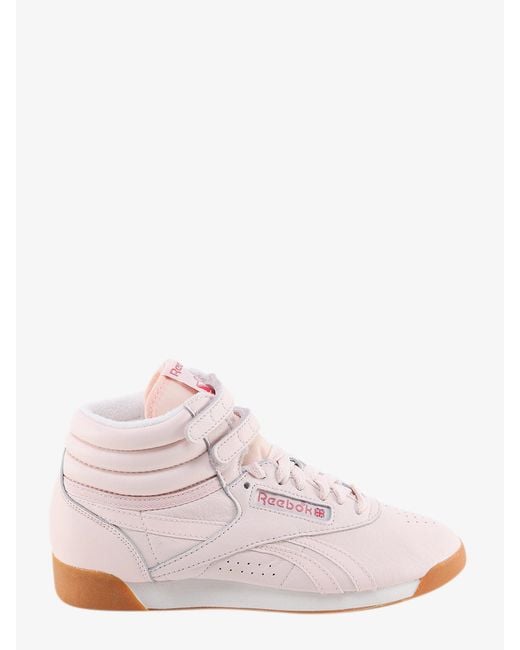 Reebok Leather Lace-up Sneakers in Pink - Save 50% | Lyst
