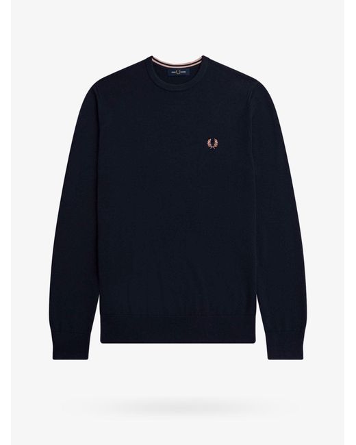 Fred Perry Blue Sweater for men