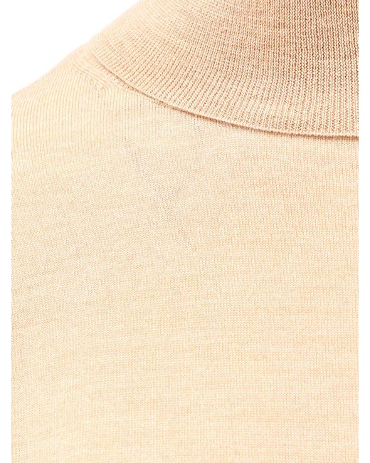 Aspesi Natural Virgin Wool Turtleneck