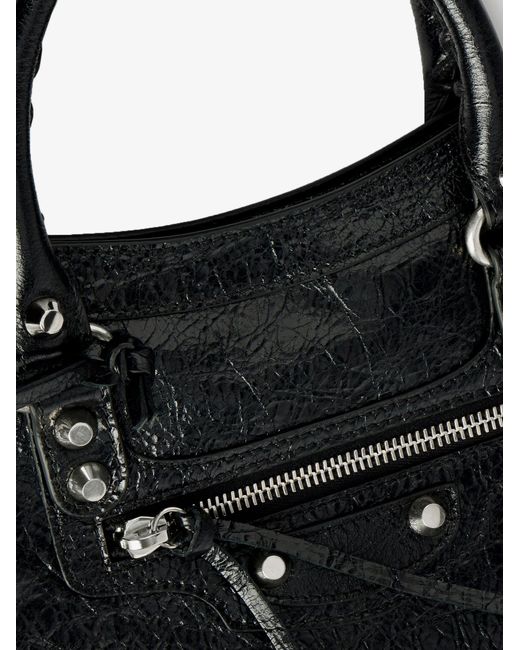 Balenciaga Black Le City Bag S Leather Shoulder Bag
