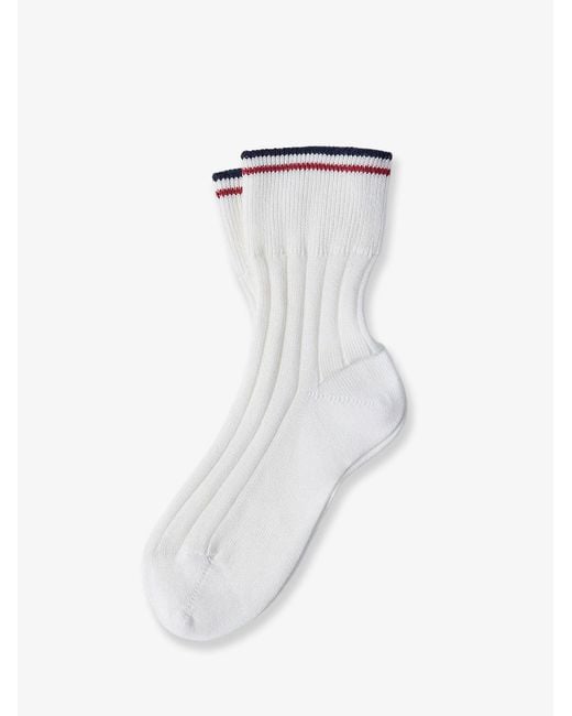 Brunello Cucinelli White Cotton Socks
