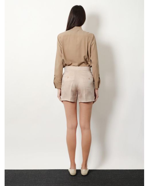 Max Mara Pink Shorts Seta