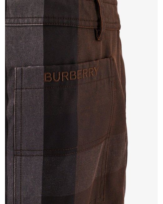 Burberry Brown Closure With Zip Pants